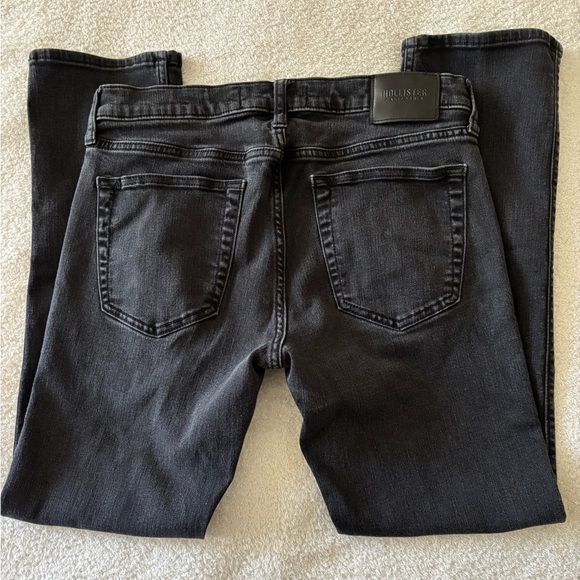Hollister Men's Black Slim Straight Size W 33 L 32 - Picture 3 of 11